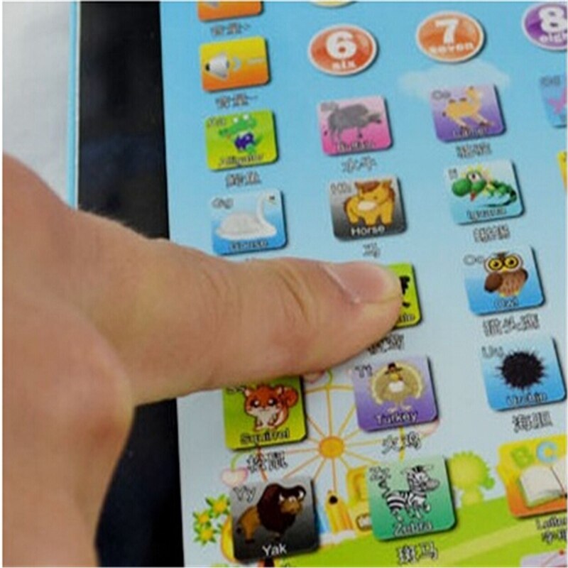 Modern Multi-functional Pad For Kid Children Learning English Chinese Educational Computer Mini Tablet Teach Toy