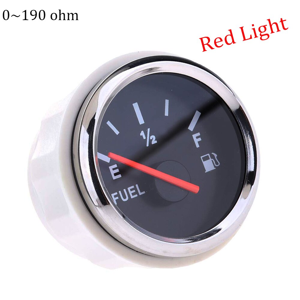 100-500mm Fuel Level Gauge 0-190 ohm Fuel Level Water Level Meter Sensor Set For Marine Boat Car Truck With Red Backlight 9-32V