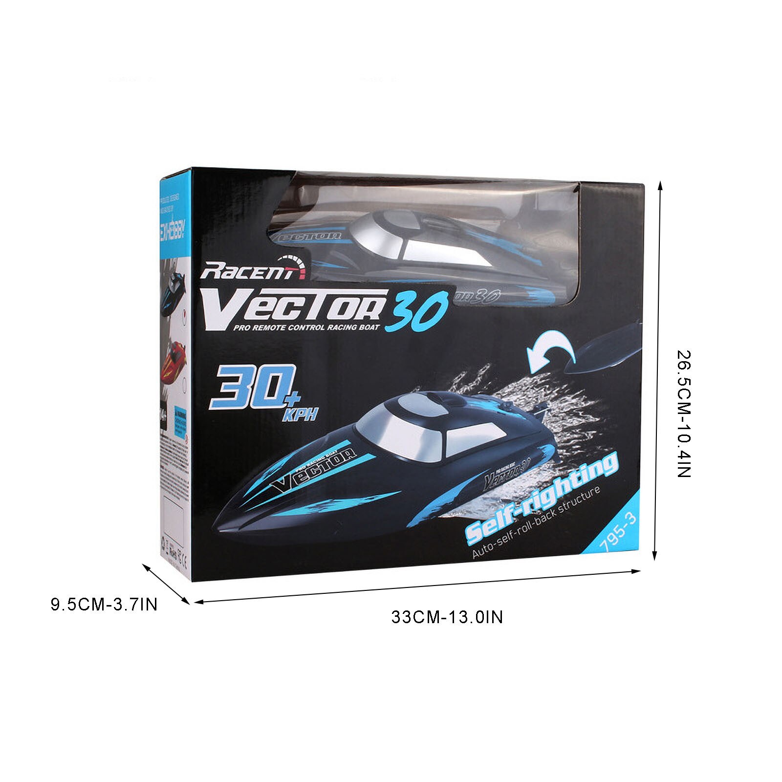 High-Speed Racing Rc Boot 2.4G Borstel Motor Water Injectie Elektrische Speed Boot Aanvaringsbestendige Waterdichte Kinderen Rc speelgoed