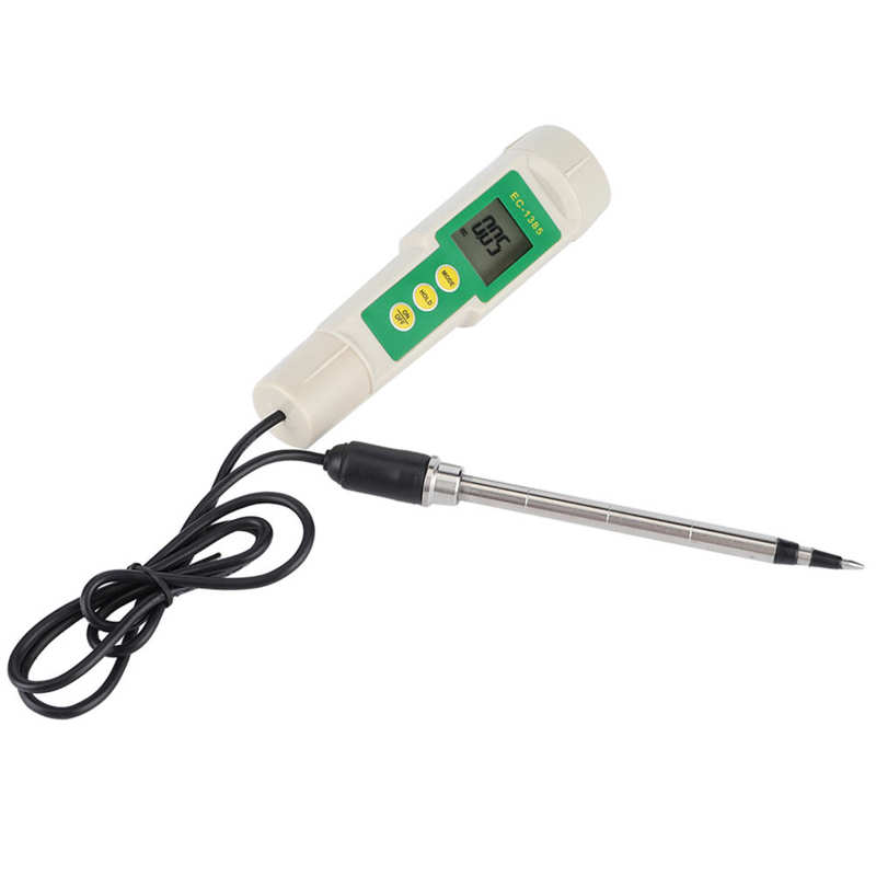 EC-3185 Portable Soil Meter EC/TDS/CF Soil Tester Salinity Meter for Agricultural Horticultural Planting PH Measuring Tool