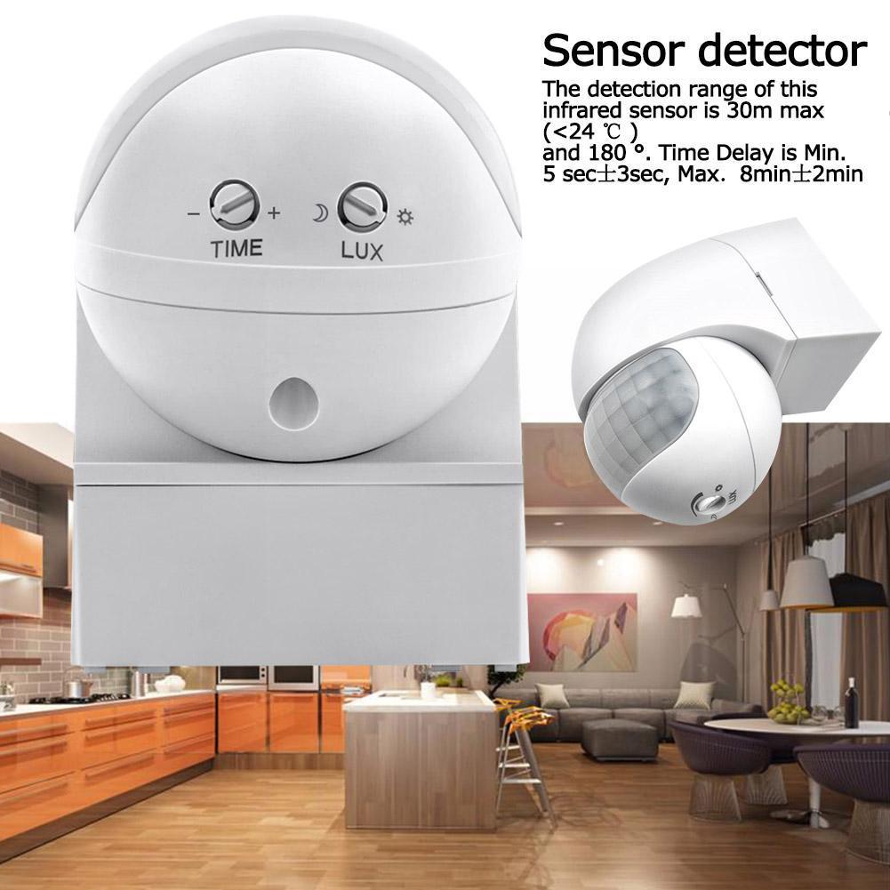 Outdoor Infrarot Lange Bewegung 110 v ~ 230 v Wand Schalter PIR Detektoren LED Sensor Wasserdicht Timer 180 Licht bewegung Sensor