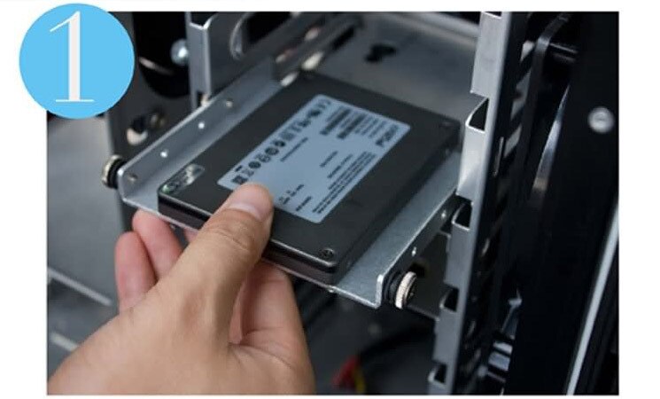 2.5" to 3.5" HDD TRAY Mounting Bracket 100% Aluminum FOR PC/SERVER