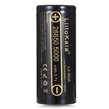 Liitokala Lii-50A 26650 5000 Mah Lithium Batterij 3.7V 5000 Mah 26650 Oplaadbare Batterij 26650-50A Geschikt Voor Flashligh