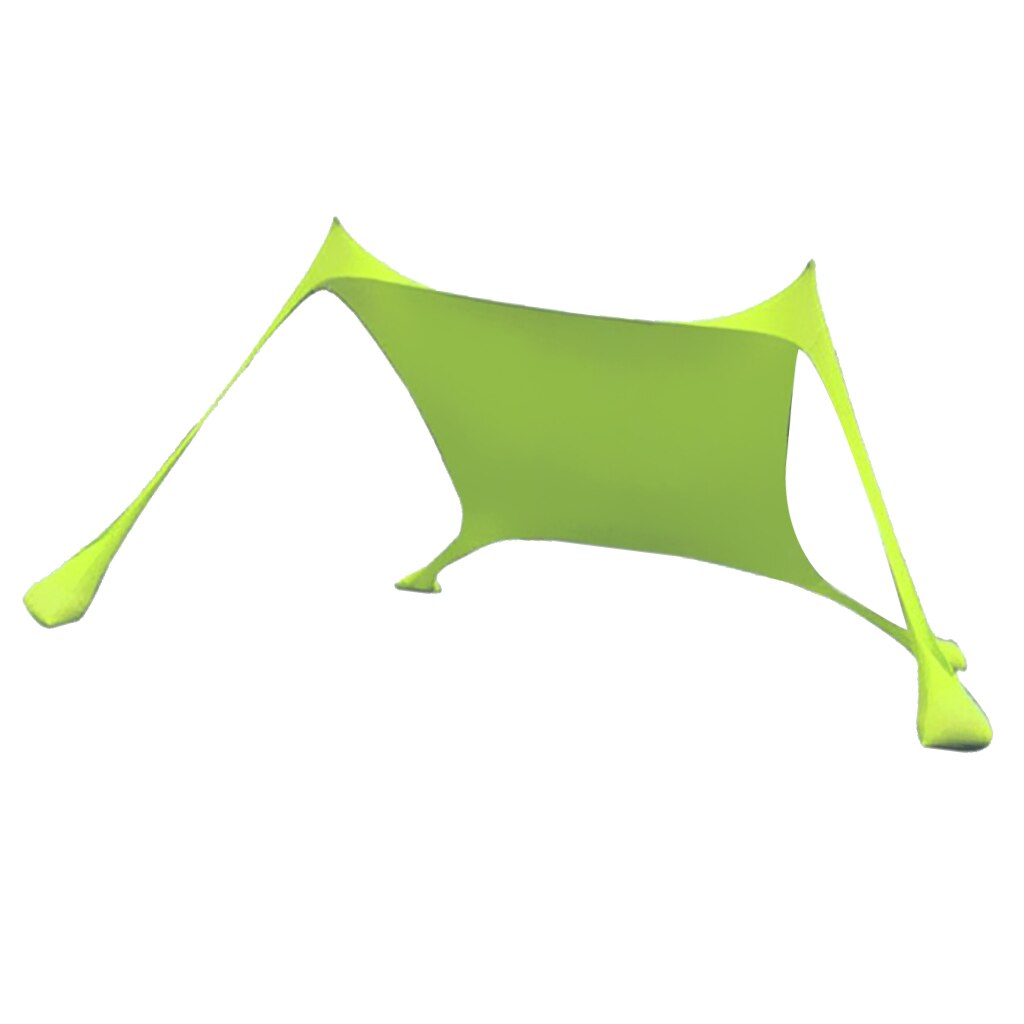 Portable Tent Tarp Sun Shelter Pop Up Beach Sun Shade Canopy for Outdoor Activities 3-4 person: Green