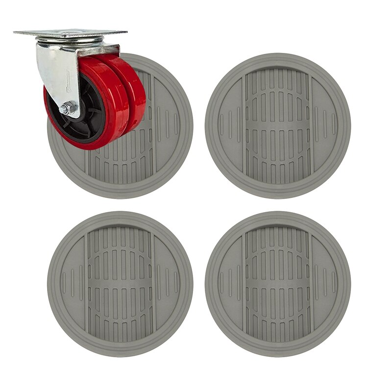 Bett Stopper Möbel Stopper, 4 Pack Rad Stopper Möbel Zauberer Tassen Passt zu Allen Etagen &Ampere; Räder von Sofas, Betten