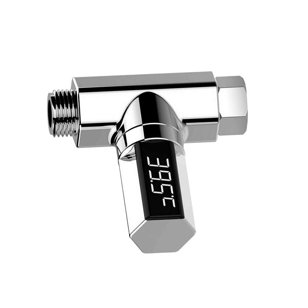 LED Digital Display Real-Time Thermometer Monitor Shower Faucets Water Thermometer Bathroom Accessories