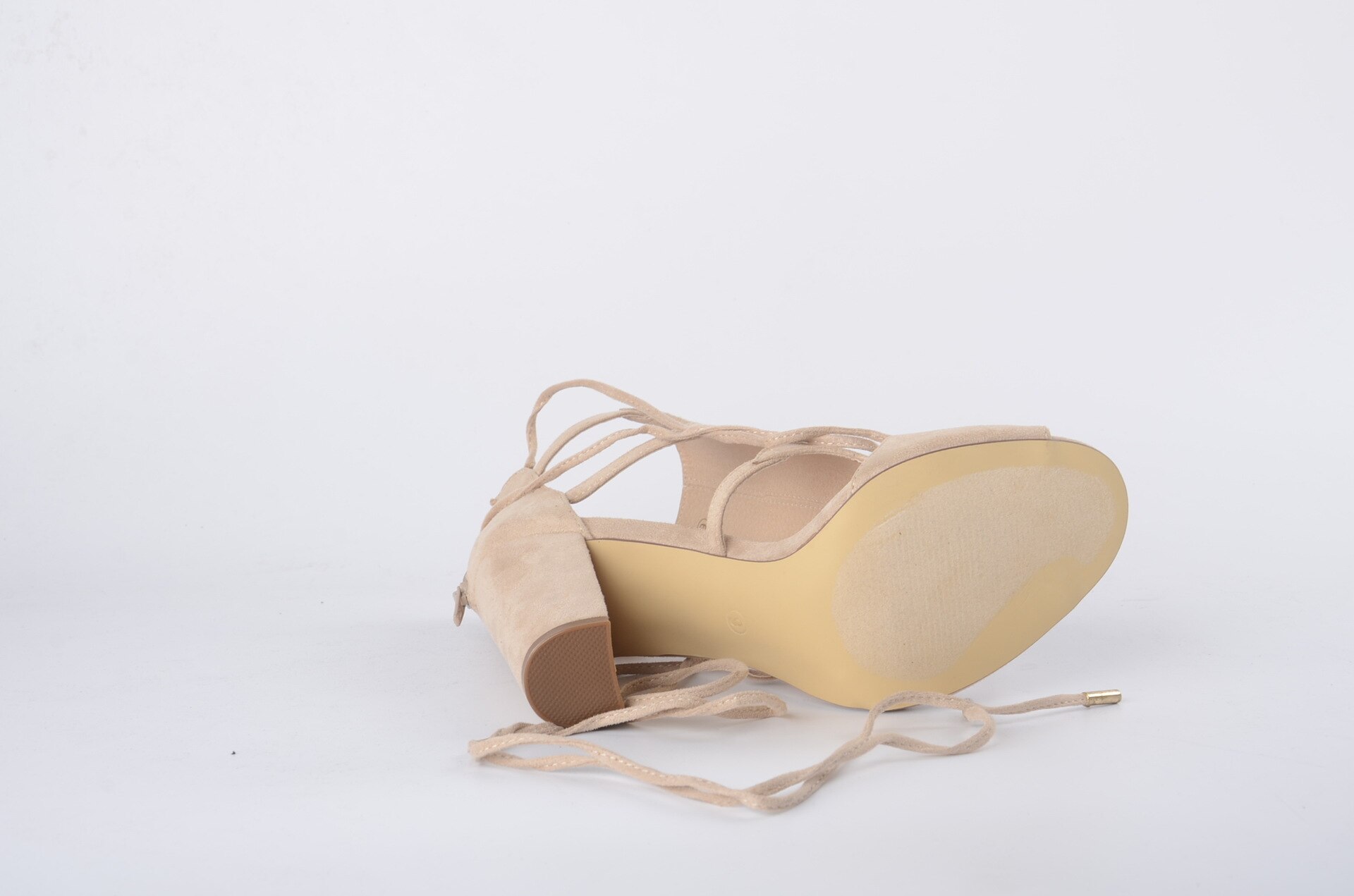 Women Sandals Gladiator High Heels Summer Pop Toe Shoes Woman Narrow Band High Heels Sandals Plus Size 43