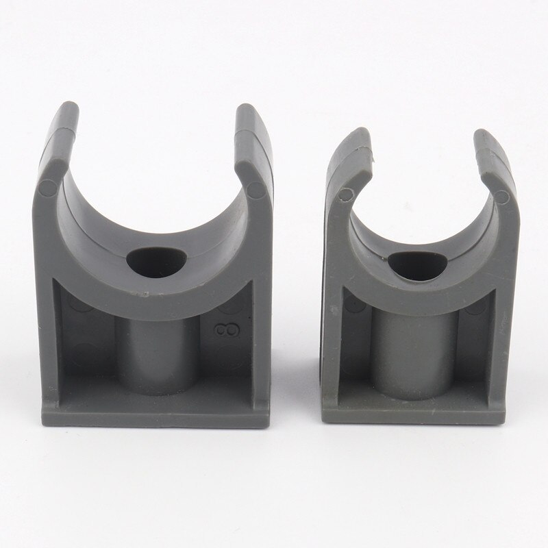 Nuonuowell 3 st/lot  id 20 ~ 50mm pvc rörklämma trädgård mikrobevattning kopplingar u-typ rör rem klämma vattenrör kopplingar