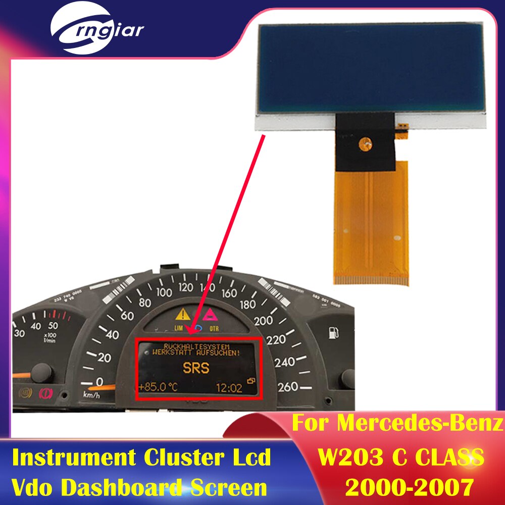 Instrument klynge lcd vdo dashboards skærm display til mercedes-benz  w203 c klasse  c200 c230 c300 c350(2000-2007)  display