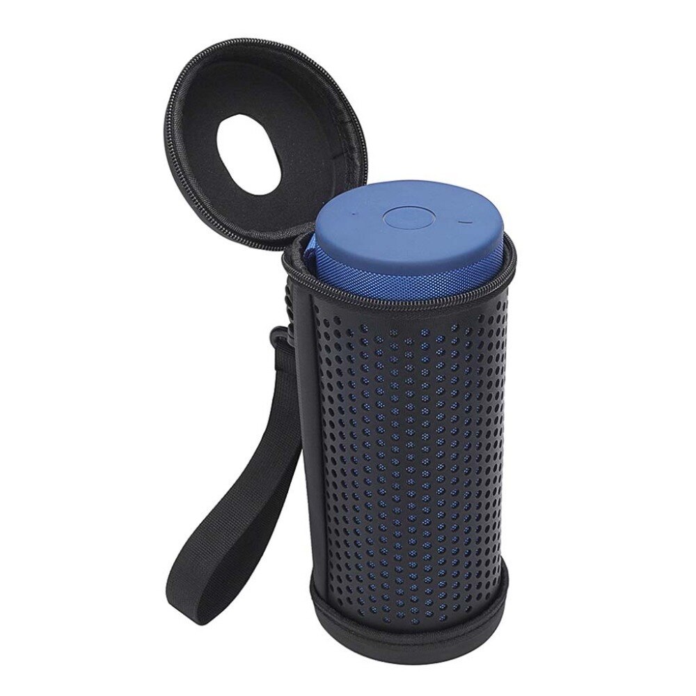 Reistas van uitgehold gaas en eva met riem voor de logitech ultimate ears megaboom 3 draagbare draadloze bluetooth-luidspreker