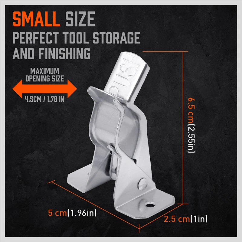 10er-Pack Schaufelhalter zur Wandmontage, für Höhle Außenbereich, Garten, Hof, Werkzeug-Organizer für Garage, Schuppen-Organizer und Aufbewahrungshaken