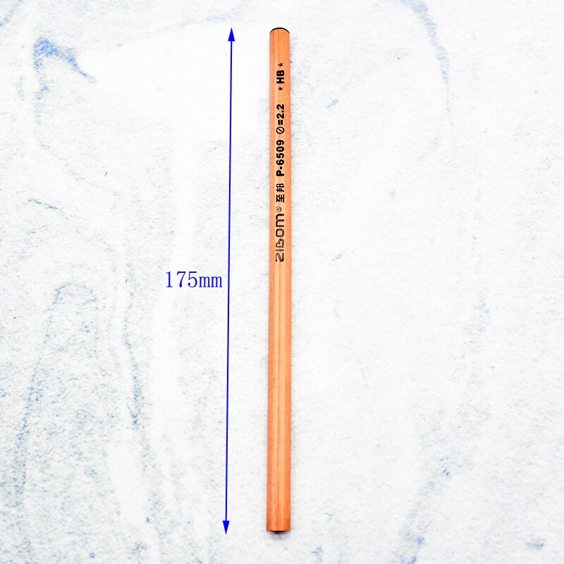 12 stuks/doos van natuurlijk hout potlood refill houtskool gemaakt van niet giftig potlood school tekening levert