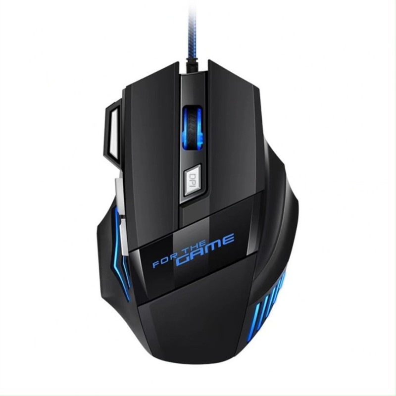 Mechaniczna przewodowa mysz do gier X8 7 klawiszy Przewodowa ergonomiczna mysz Podświetlana RGB Świecąca mysz USB 800/1200/1600/3200 Dpi Gaming Mouse