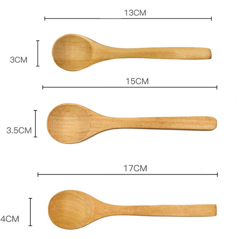 Wooden Spoon Bamboo Kitchen Cooking Utensil Tool Soup Teaspoon Catering For Kicthen Wooden Spoon