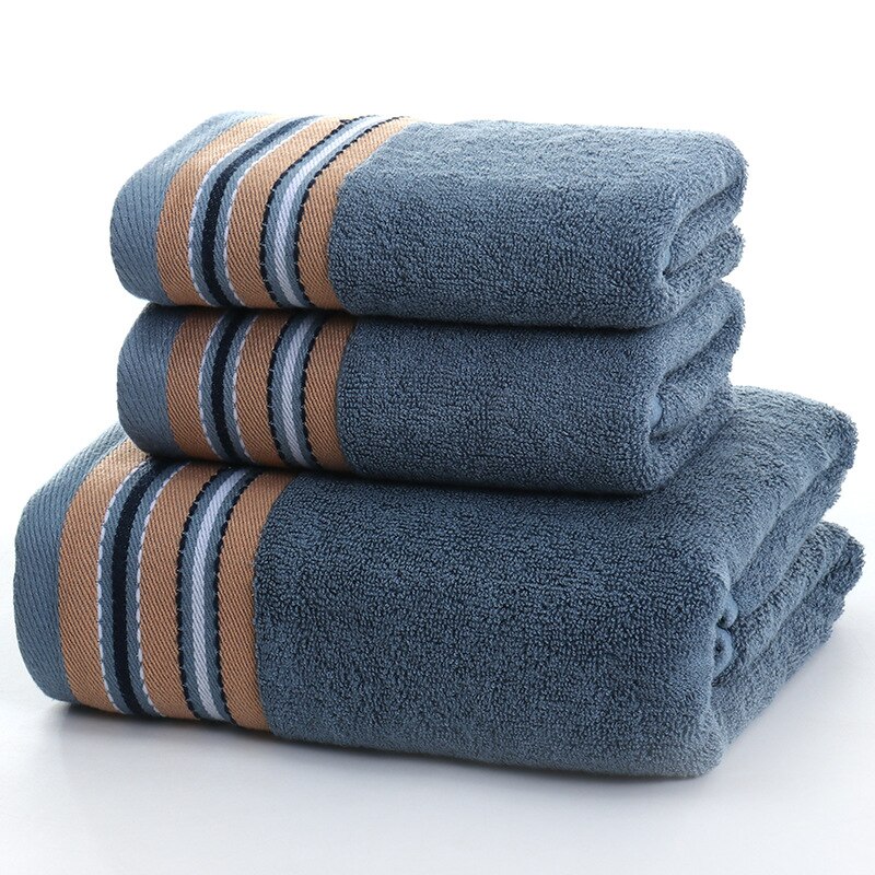 Gant de toilette visage éponge serviettes bambou 33*74cm 120g pour filles femme blanc couleur Serviette de bain lavage tissu drap de bain serviettes: Bleu