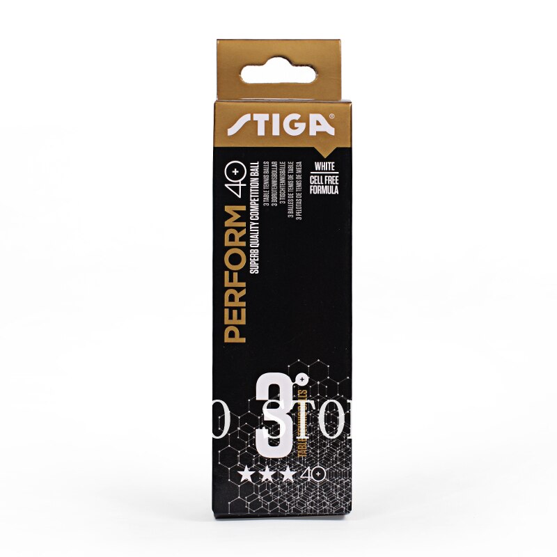 Stiga Table Tennis Balls 3 Star 40+ ABS Plastic Poly Seamed Original Stiga Ping Pong Ball