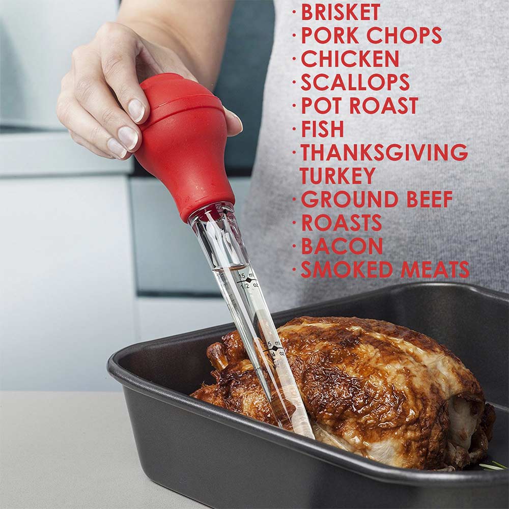 Türkei Öl Tropfer Kochen Türkei Huhn Öl Tropfer BBQ Lebensmittel Geschmack Baster Spritze Rohr Pumpe Rohr Küche Werkzeuge