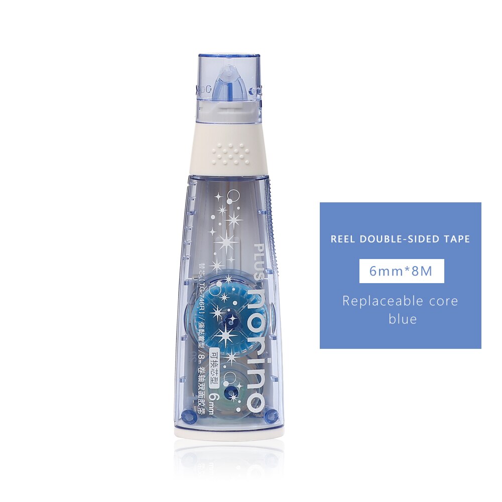 1pc più Norino scorrere nastro biadesivo rivista attrezzo punto tipo modifica adesiva punto colla scuola forniture per ufficio