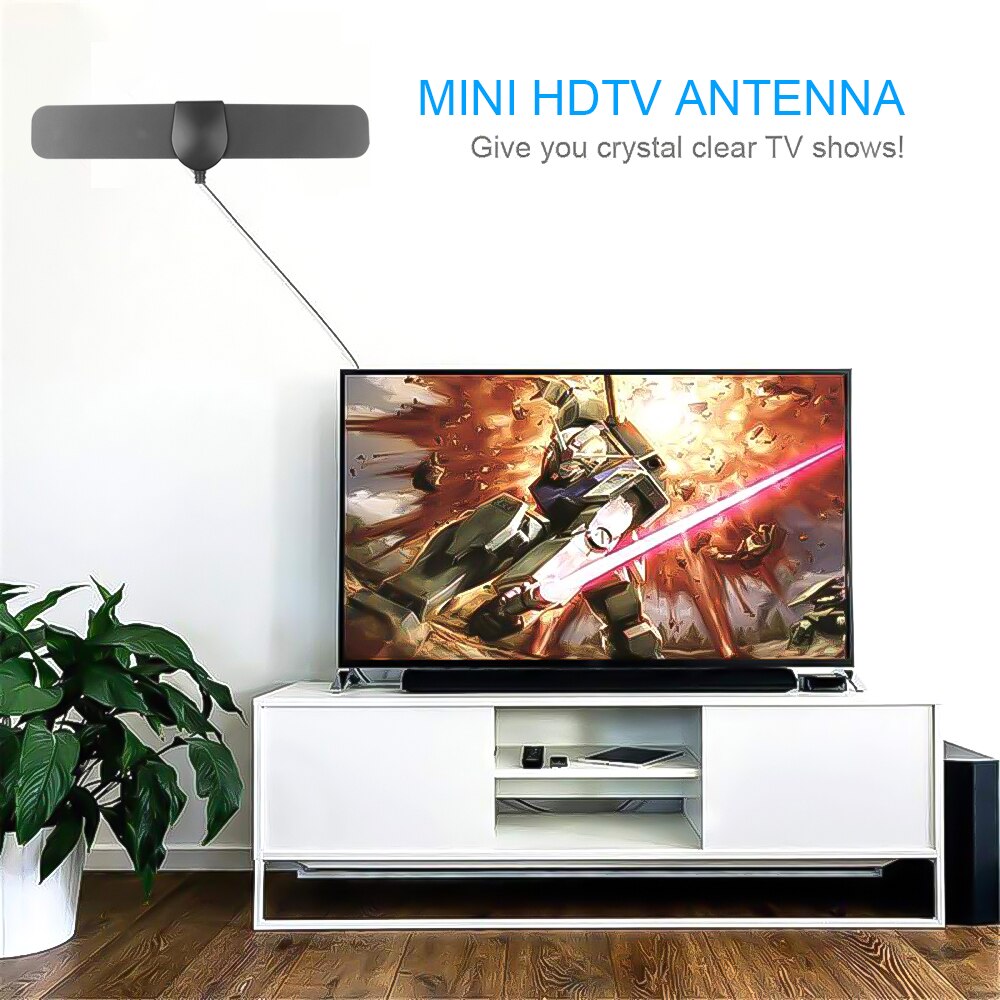 Auto Antennes High Gain 20dB 50 Miles HDTV Indoor TV Antenne Versterker Antenne Indoor Digitale TV Antenne
