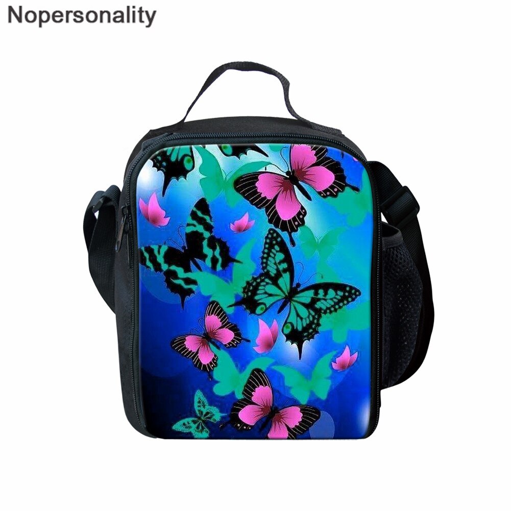 Nopersonality Butterfly Backpack for School Kids Girls Book Bags 3Pcs/Sets Rucksack Women's Travel Bagpack Children Schoolbags: Z5910G