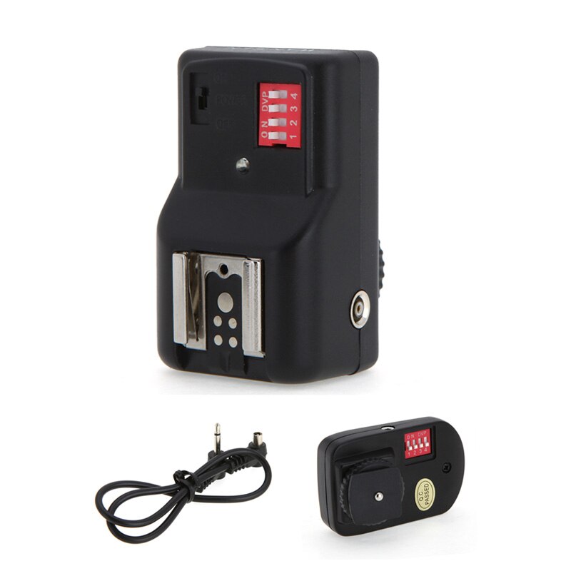 Andoer 16 Kanalen Radio Wireless Remote Speedlite Flash Trigger Universeel voor Canon Nikon Pentax Olympus PT-16GY Studio Outdoor