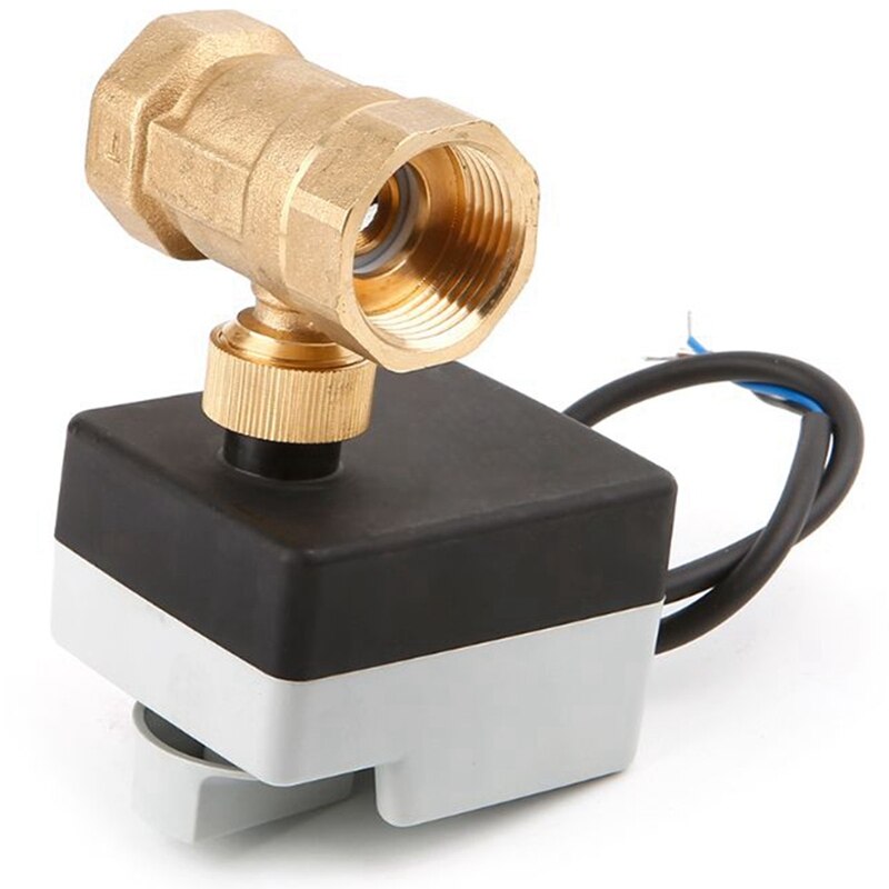 Ac220V 2 Manier 3 Draden Motorkogelklep Elektrische Actuator Met Handmatige Schakelaar