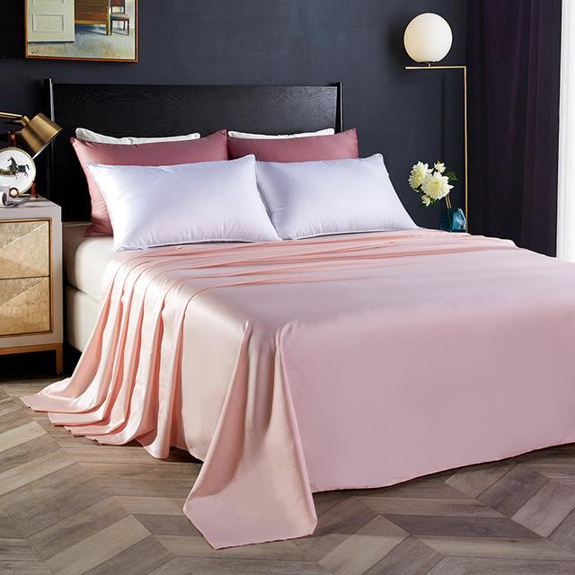 46 Flat Sheet Single 300 Thread Count 100% Egyptian Cotton Hotel Collection Luxury Flat Sheet Sold Separately: Pink / 245cm245cm