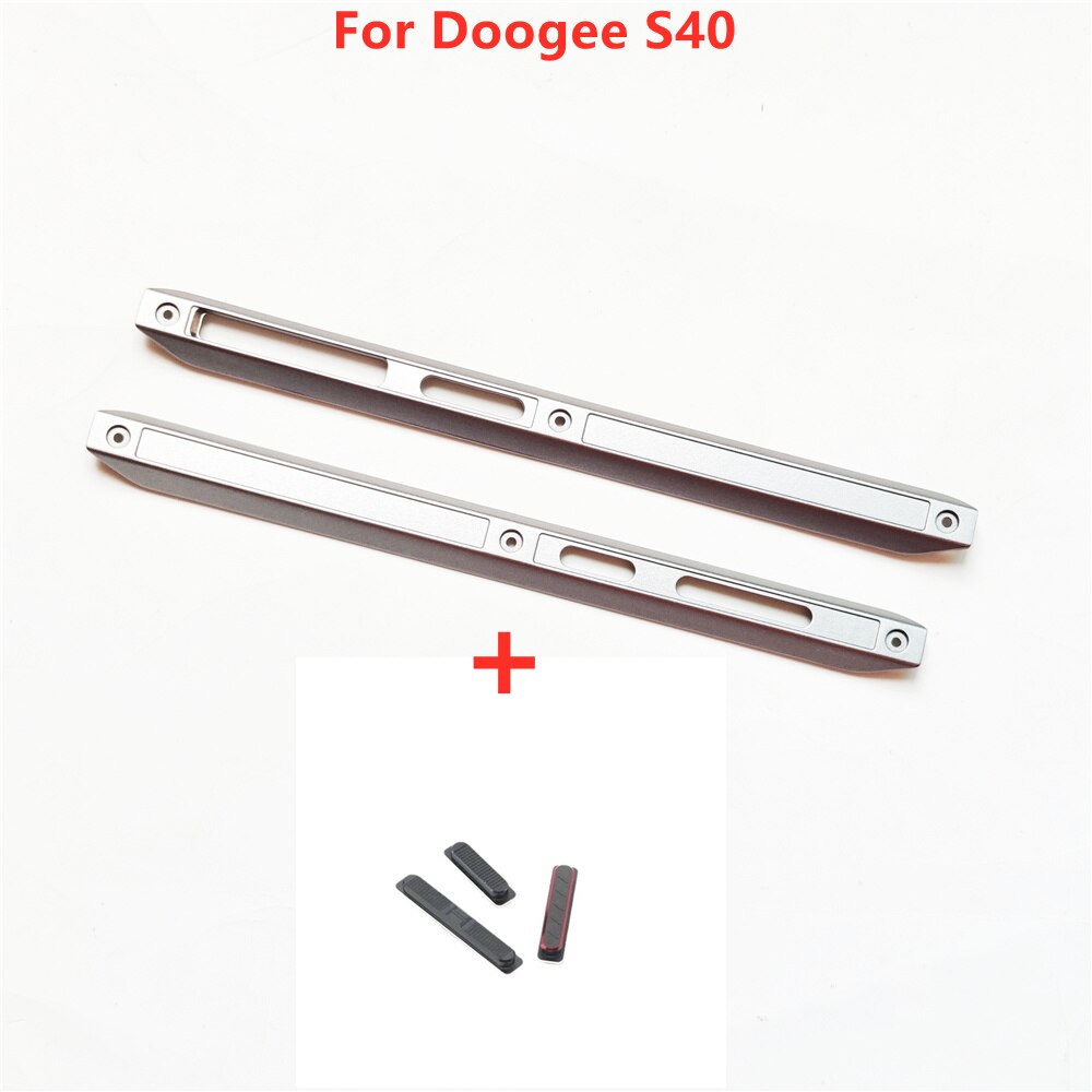 Original Doogee S40 Housing A Frontal shell Middle Side Metal Frame Housings Case Middle + Power Volume SOS Button Repair Parts: All