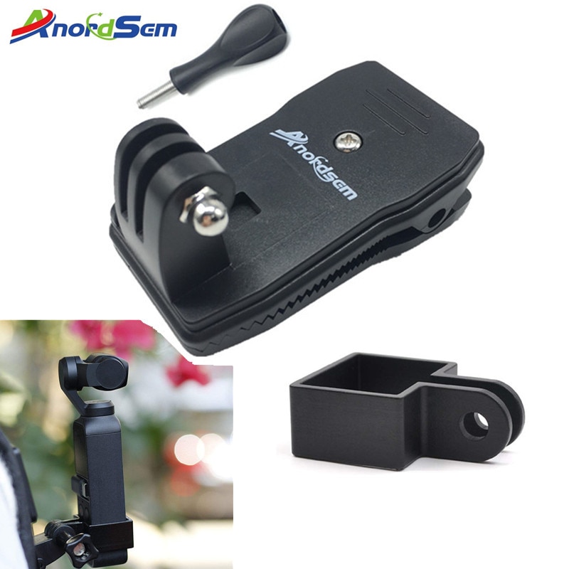 Anordsem Rugzak Clip voor Dji Osmo Pocket Handheld Stand Expansie Beugel Mount Adapter Handheld Gimbal Accessoires