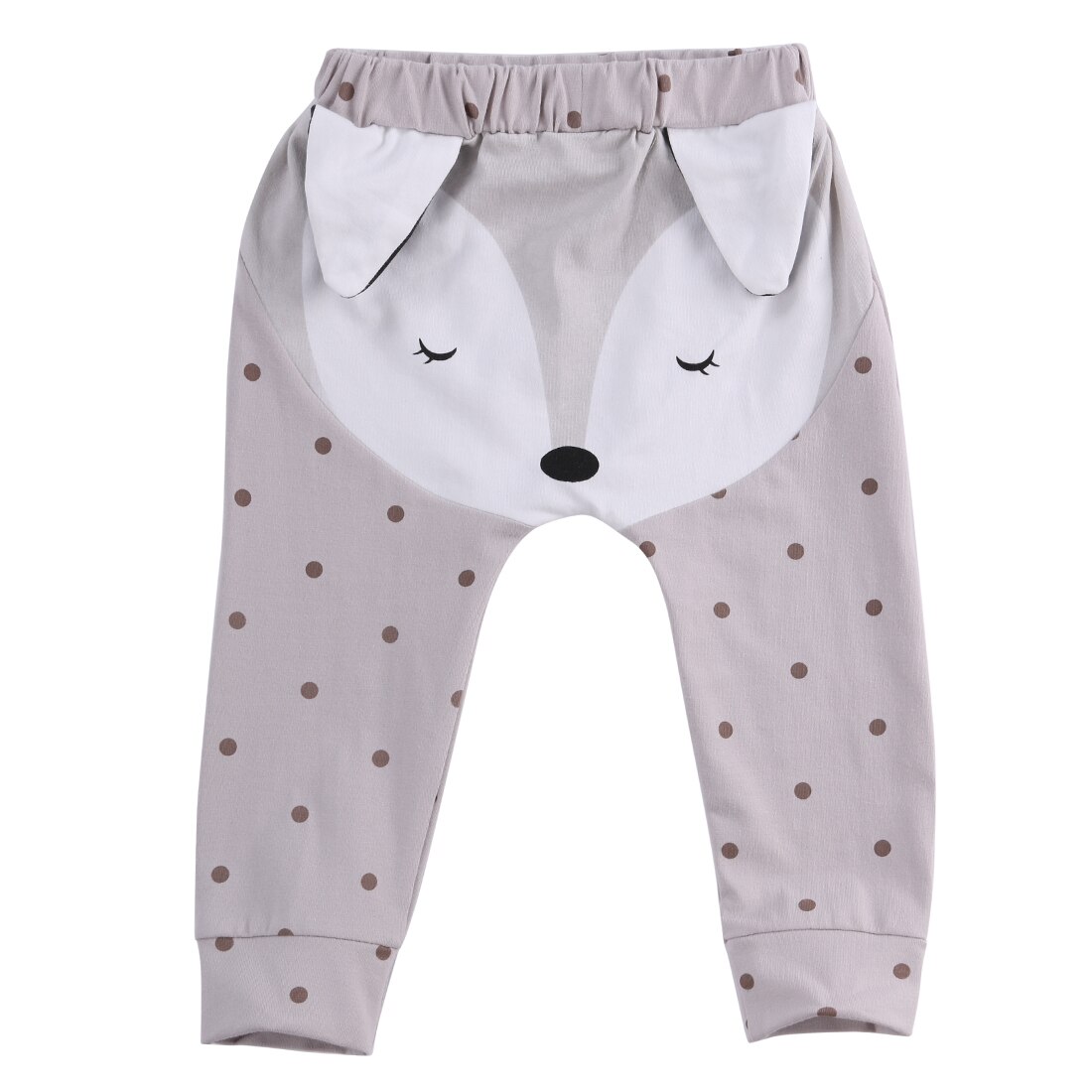 Baby Baby Jongens Meisjes Vos Bodem Katoen Cartoon Harembroek Leggings Broek Broek 0-24 M: 13-18 months