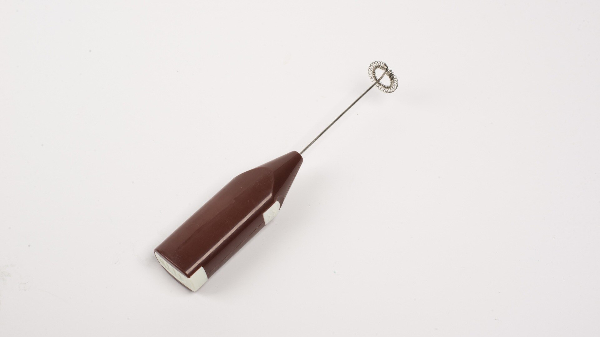 Electric Milk Frother Egg Beater Kitchen Drink Foamer Whisk Mixer Stirrer Coffee Cappuccino Creamer Whisk Frothy Blend Whisker: Brown