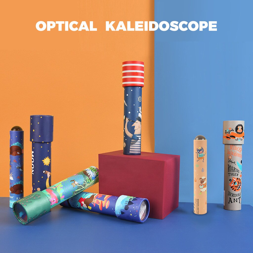 Fun Kaleidoscopes Kids Peuter Speelgoed Roterende Fancy Kleurrijke Wereld Magic Zintuiglijke 3D Fantasierijke Educatief Speelgoed Voor Kinderen