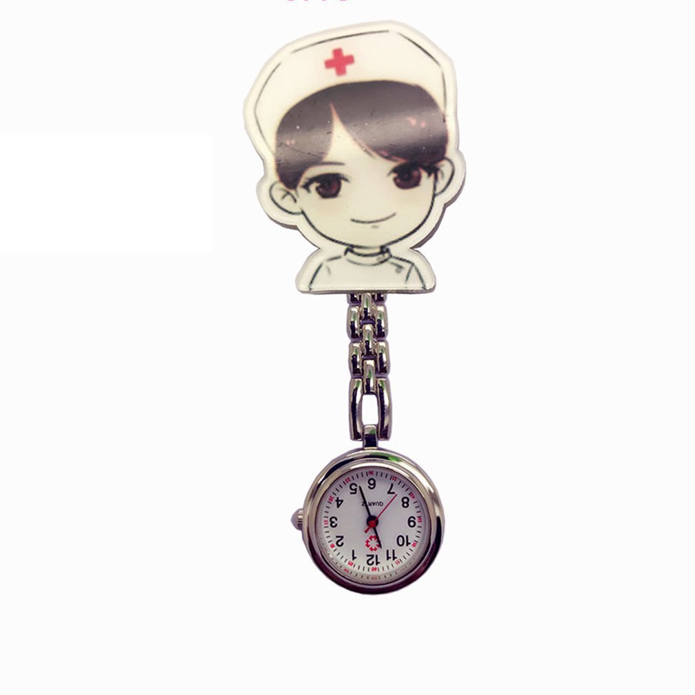 Perfect Nurse Clip-on Fob Brooch Pendant Hanging watch Star Pocket Watch Cute Nurse Doctor Wallet Watch