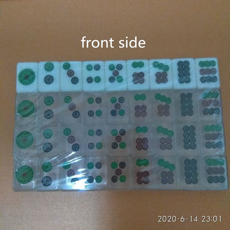 Japanese mahjong tiles/household hand to play mahjong tiles transparent Japanese mahjong 27 mm