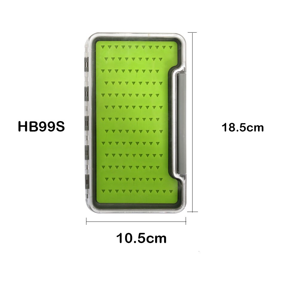 Maximumcatch Slim One-Side Waterproof Plastic Fly Fishing Box Keeping Flies and Hooks Fly Tackle Box: HB99S