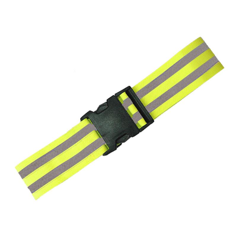 Goede Draagbare Hoge Eelastic Reflecterende Riem Unisex Verlichte Riem Voor Nachtelijke Sport Houden Veiligheid Nuttig Apparatuur: Yellow