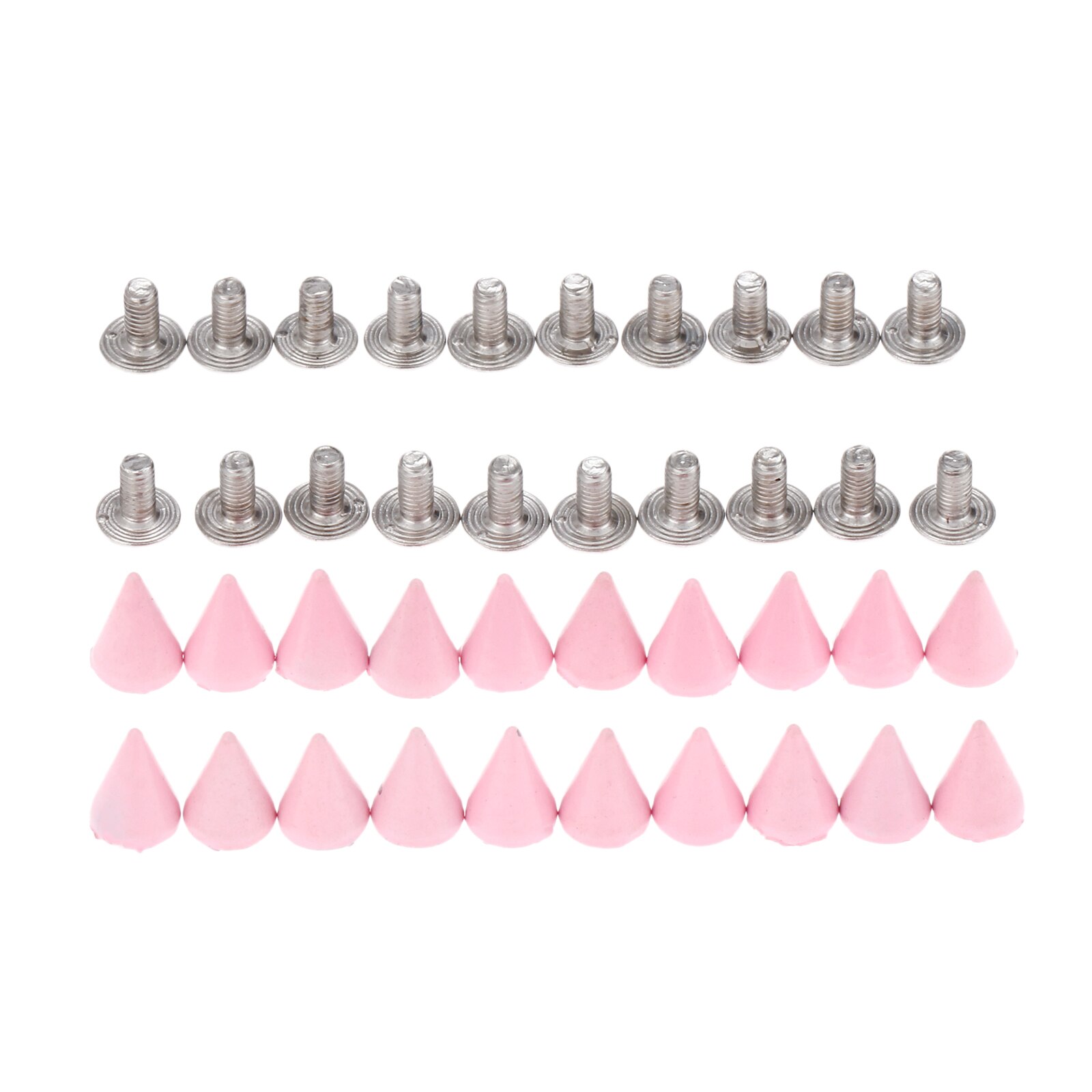 20x Metall Schrauben Knopf Spitze Nieten Handtasche Gürtel Schuhe Punk Bekleidung Leder Schnallen Handwerk Kugel Niet Zucht Spikes DIY handgefertigt: B