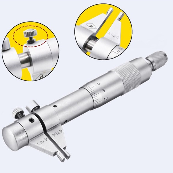 Neue Genaue Innen Mikrometer See Bohrung Interne Durchmesser messen Messgerät 5-30mm Palette 0,01mm Genauigkeit Innen Mikrometer werkzeug