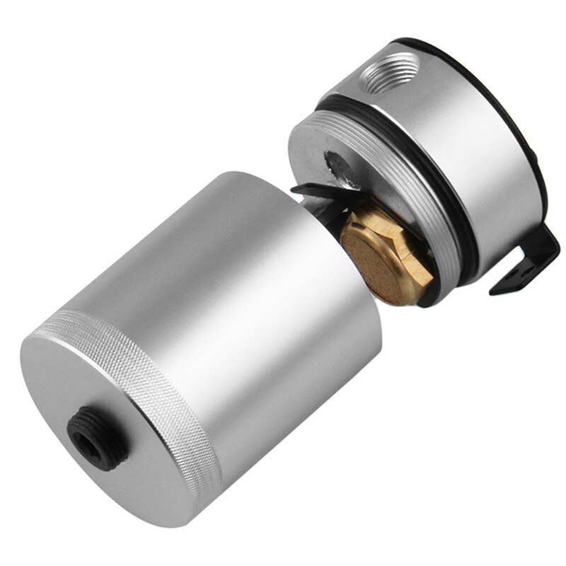 Oil Catch Can Tank With Breather Tank Reservoir Filter Baffled
