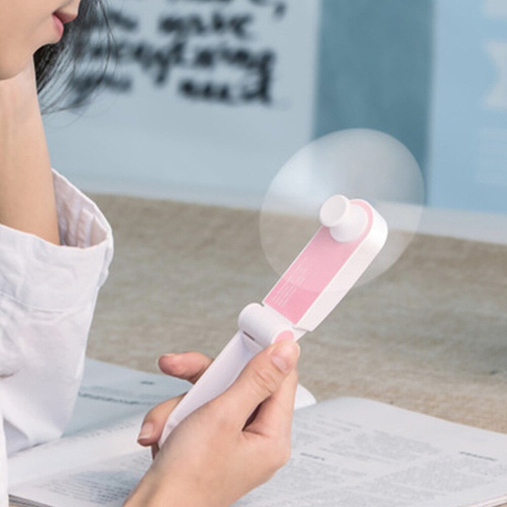 USB Pocket Folding Fans Electric Portable Fans Household Appliances Desktop Electric Home Office Handheld Fan