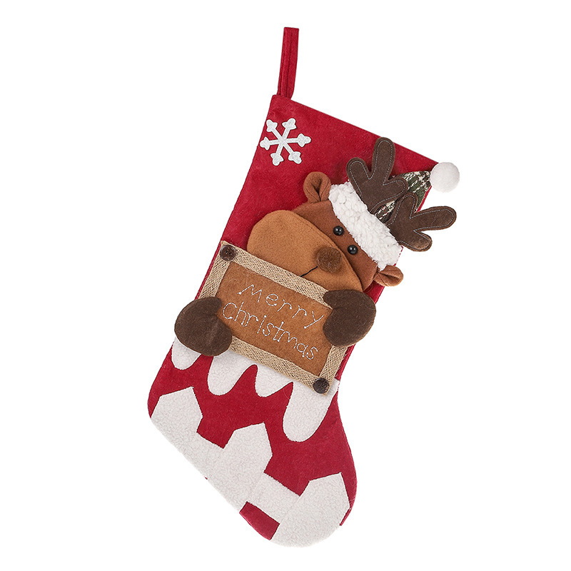Paw Shaped Christmas Decorations For Home Stockings Cute Xmas Tree Ornament Decor with Bow Tie Year Sock Year 2024: army green