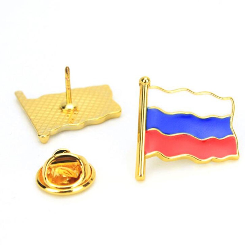 1Pc Kleurrijke Creatieve Vlag Usa Australië Canada Korea Metalen Broche Badge Pin Cap Denim Jas Kleding Decoratie Sieraden: H