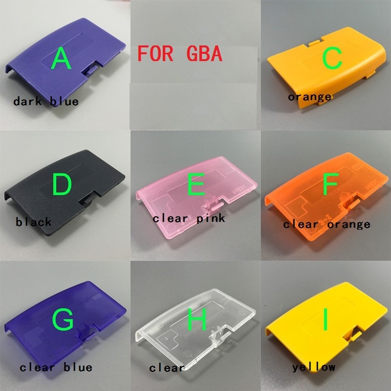 FZQWEG Vervangende Batterij Deksel Deur Shell Voor Nintendo Gameboy Advance voor de GBA Back Door Case