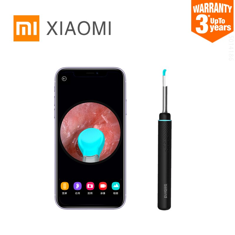 Xiaomi-limpiador de orejas Bebird M9 Pro, endoscopio, Mini cámara de 300W, otoscopio, boroscopio, juego de herramientas