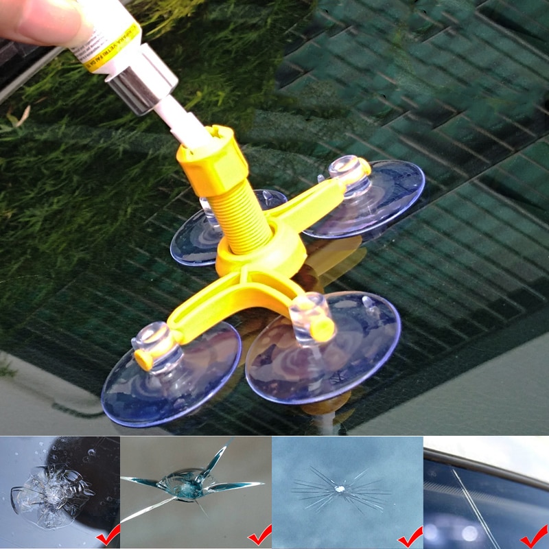 Auto Windschutzscheibe Reparatur Bausätze DIY Reparatur Werkzeuge Für Lada Vesta Granta Niva Kalina Priora Röntgen Largus Samara 2110 Vaz 4x4 Auto Styling