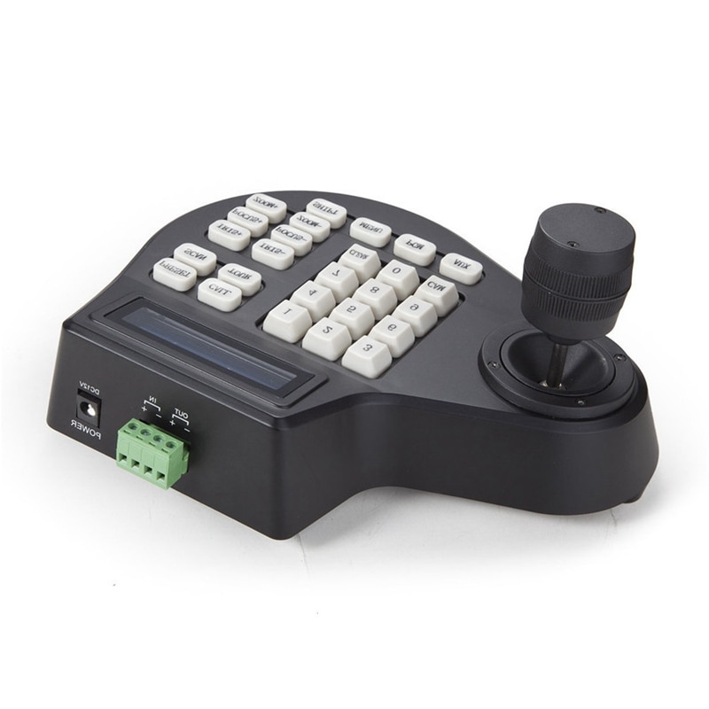Controlador de teclado Mini 3D Coaxial CCTV, Joystick LCD de 1,5 km, soporte de cámara domo de velocidad RS485 PTZ para Pelco, SAMSUNG, AD, PANASONIC P
