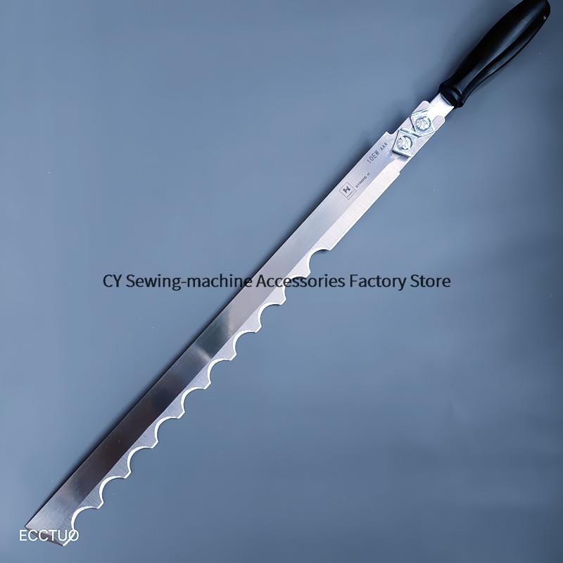 Cutting Foam Long Knife Cutting Bread Sponge Foam Modeling Knives Lengthened Art Blade Holder Straight Knife Wave Knife 8E 10E: Dark Khaki