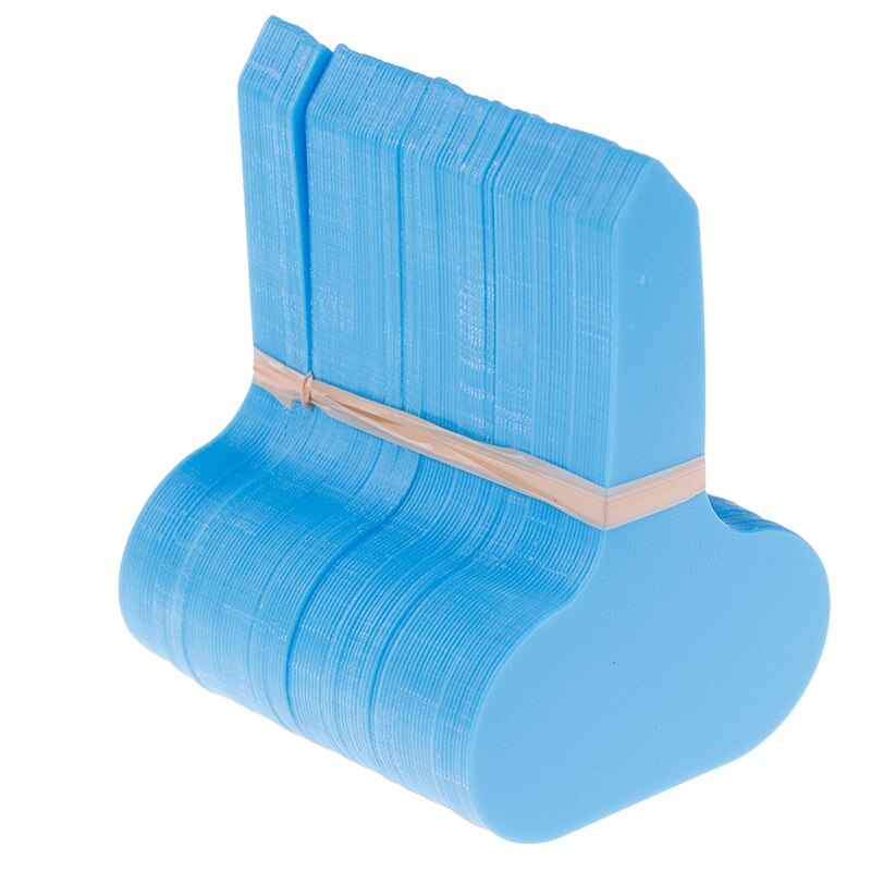100 stücke Garten Etiketten Anlage Klassifizierung Sortierung Zeichen Schild Fahrkarte Kunststoff Schreiben Platte Bord Stecker in Karte Bunte: Blau