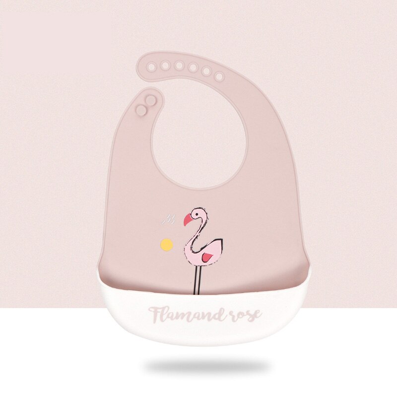 Dessin animé arc-en-ciel bébé bavoirs imperméable Silicone éléphant voiture imprimer bébé trucs fille garçon bébé alimentation bavoirs réglable enfants bavoir: style11