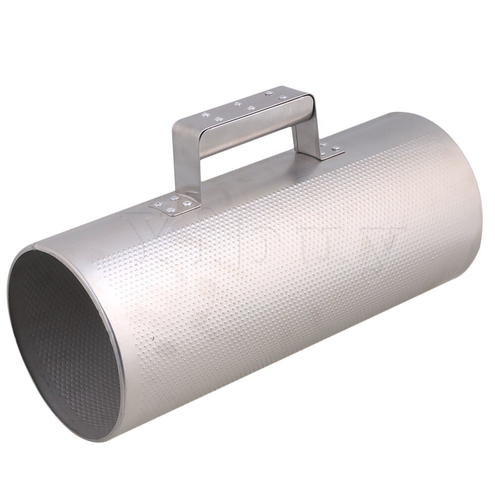 Yibuy 13inch Length Stainless Steel Guiro with Scraper Musical Training Instrument